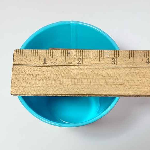 3 Small Spring Floral Tin Pail Bucket, [Blue, Pink & Orange] - Picture 9 of 10